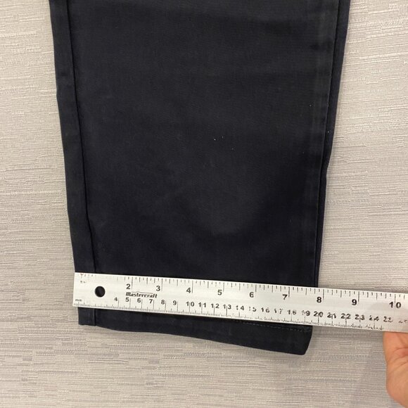 Calvin Klein Chino Pants Mens 36 x 30 Black Slim Fit Straight Flex Waist Cotton - Picture 10 of 13